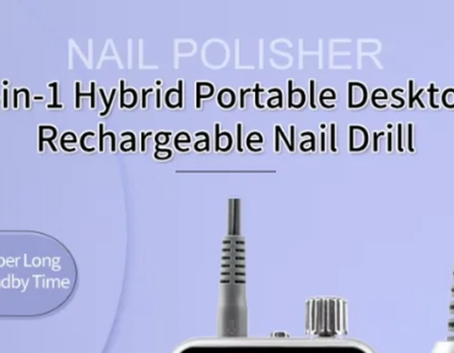 Professional Rechargeable Electric Nail Drill Machine 35000 RPM