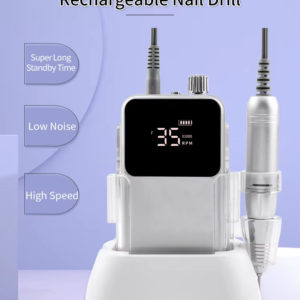 Professional rechargeable electric nail drill machine 35000 RPM for salon and wholesale use